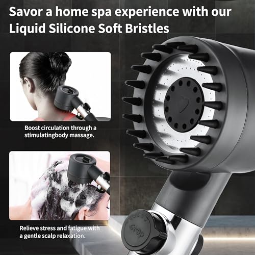 Iopsk Drivse Iondrops Showerhead With Filters For Hard Water,Handheld Shower Head With Off Switch,Detachable Filtered Shower Head With Hose For Rv Camper thumb #4