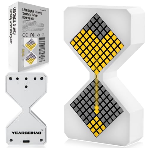 Digital Hourglass Timer for Kids, YEARBEIHAO 1-30 Minutes Sand Time Can Set Any Minute, A Sensory...