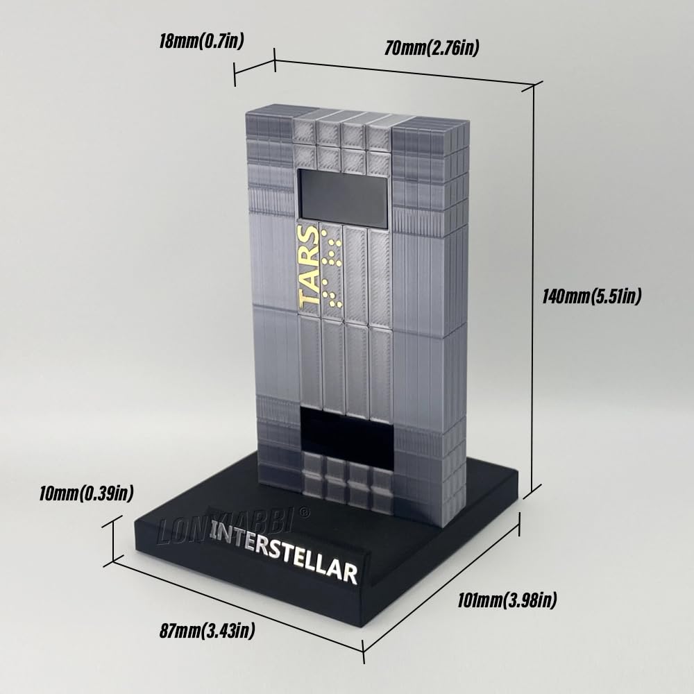 robot futurista de colección con pantalla, reproduce imágenes y videos preestablecidos, articulaciones magnéticas, regalo de ciencia ficción y adorno de escritorio.