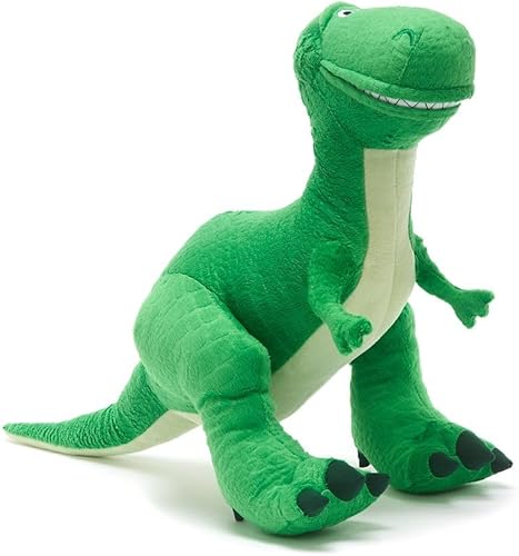 Vista 6 de Disney Store Toy Story - Peluche de Rex, icónico personaje de peluche con ojos bordados y características de felpa suave, adecuado para todas