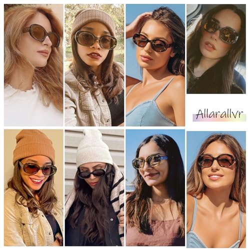 Allarallvr Retro Oval Polarized Sunglasses for Women and Men Vintage Designer Style Gafas De Sol Para Mujer AR820232