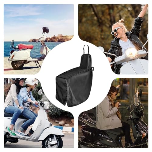 Rodilla impermeable y manta de invierno para scooter que elimina el frío al conducir 5