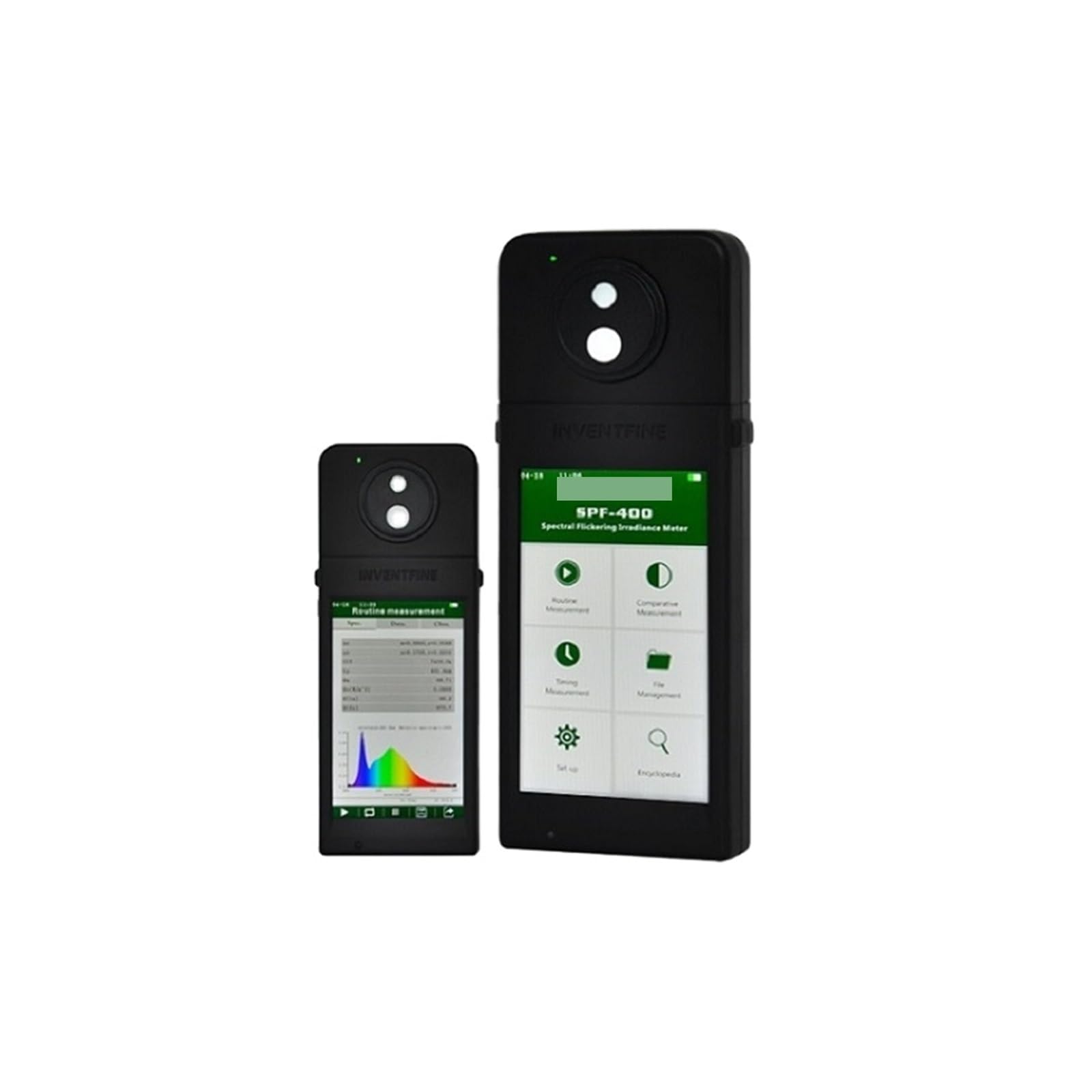 Mthckxjbsuz One Color Chromaticity Meter, Spf-400 Portable Spectrometer With Precision Can Test Lux Spectrum Flicker 1000K~100000K