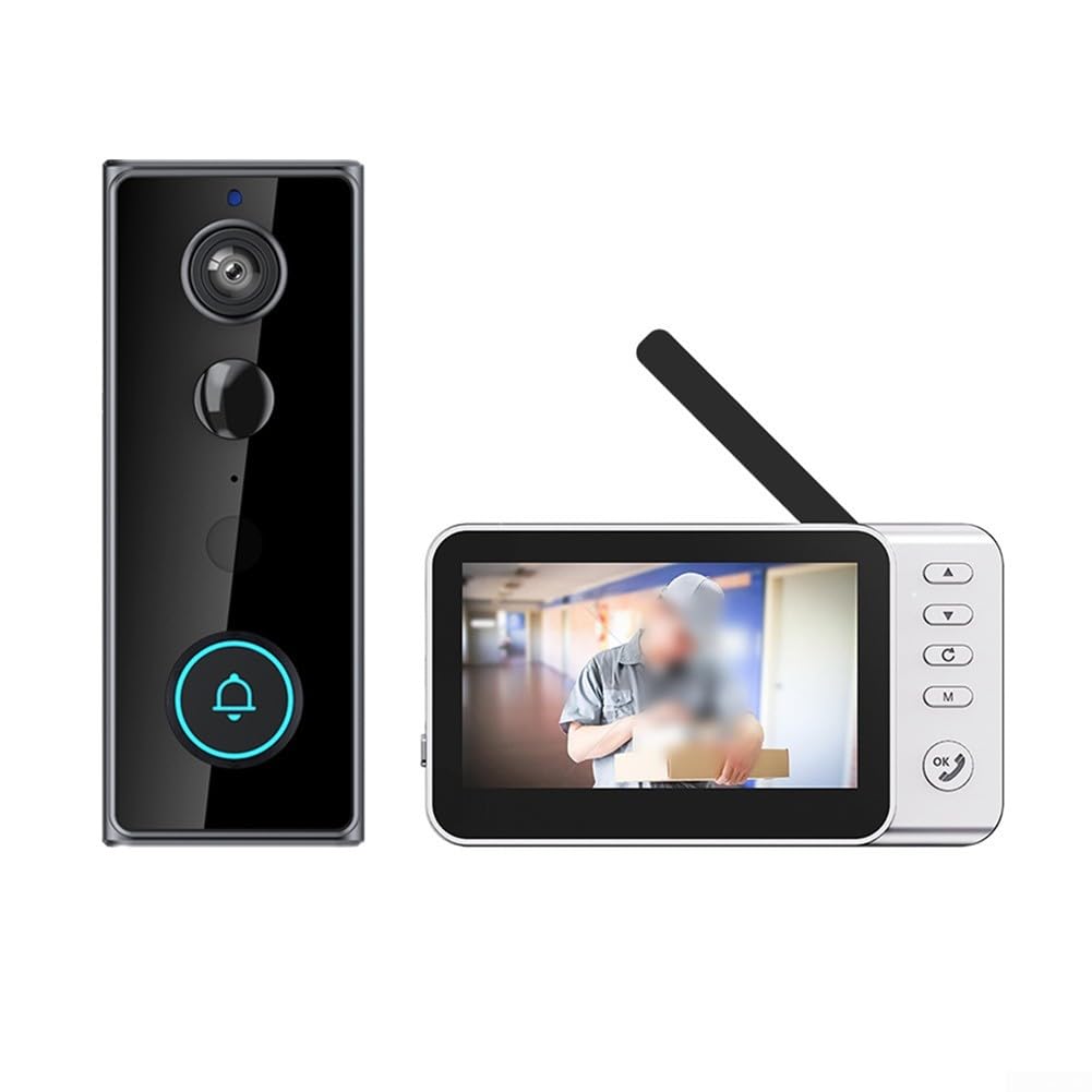Sonnette Vidéo 4,5 Pouces Écran HD 170° Grand Angle