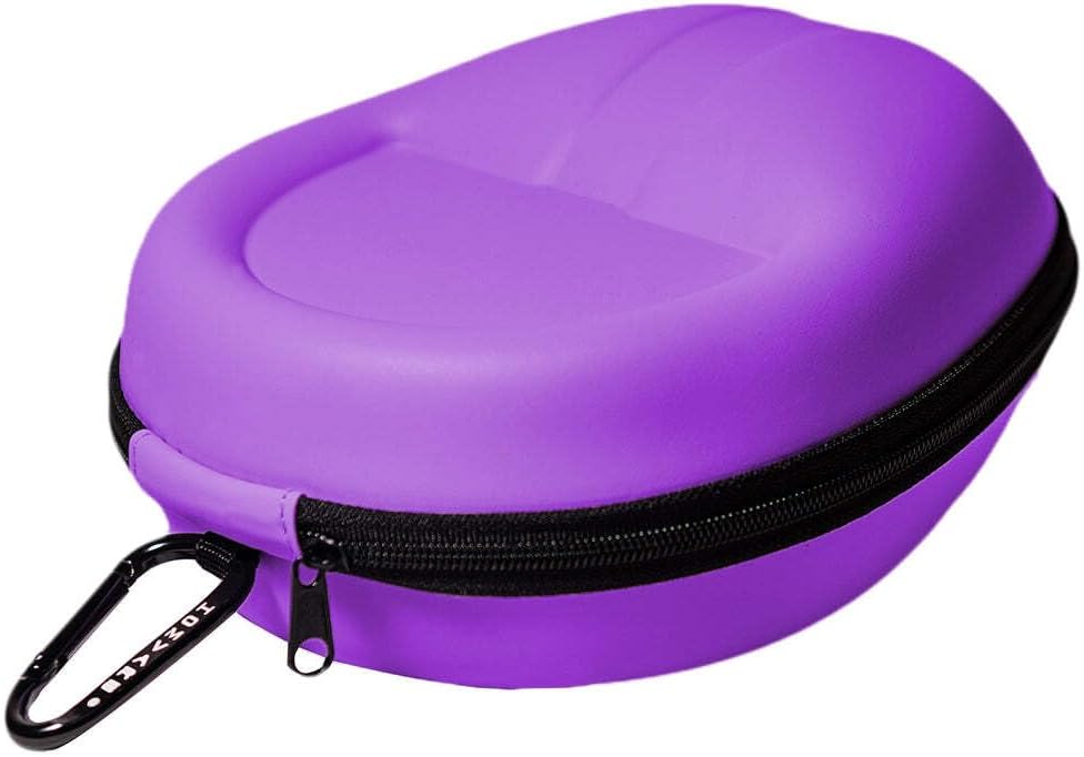 Homvare Hard Shell Case for Over The Ear Headphones with Full Protection fits Beats Studio, Sony, Audio Technica - Purple
