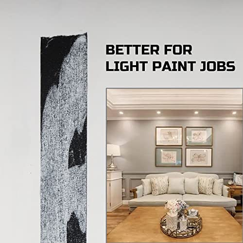 Lichamp 3 Pack Black Painters Tape 1 Inch, Black Masking Tape 1 Inch X 55 Yards X 3 Rolls (165 Total Yards) #TOP2