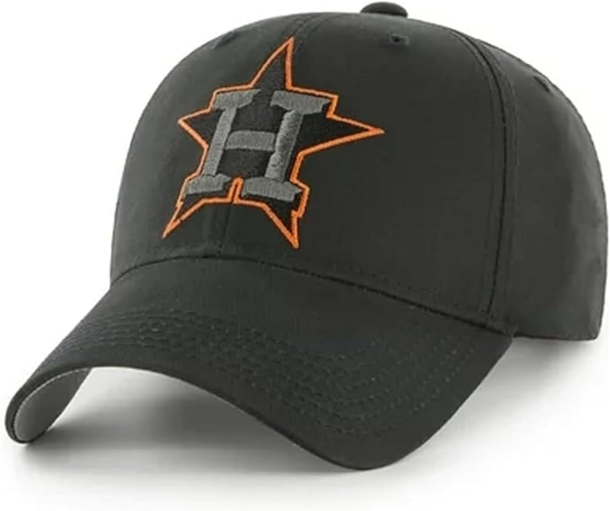 Officially Licensed Houston Youth Boys Girls Baseball Classic MVP Embroidered Primary Team Logo Adjustable Kids MVP Sports Black Multicolor Cap