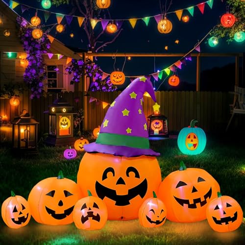 Kalolary Halloween Aufblasbarer Kürbis – Ansicht 2