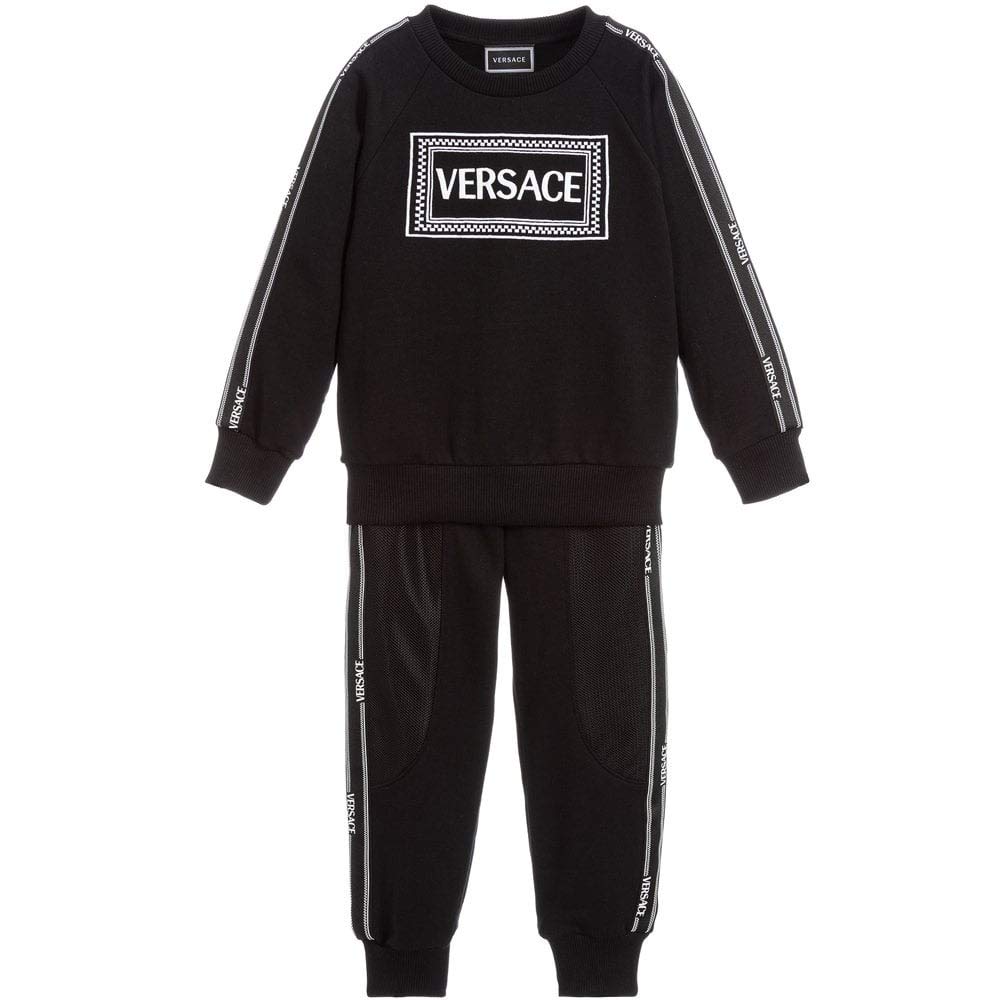 Versace Young Logo Print Tracksuit
