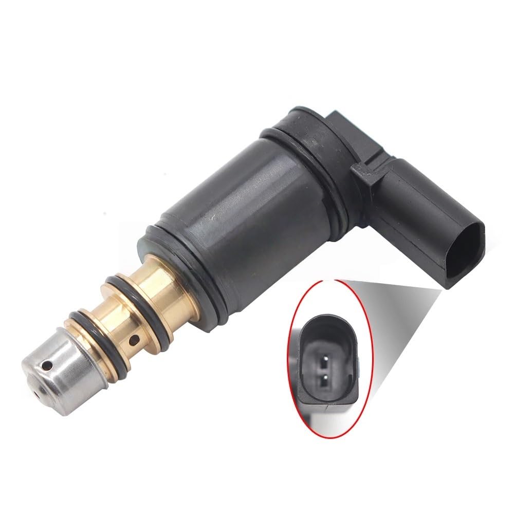 Electrovanne climatisation‌ Valve commande compresseur AC, pour MK5 MK6 1K0820859S 5Q0820803 5Q0820803F 7SEU16C 6SEU14C Vanette compresseur‌
