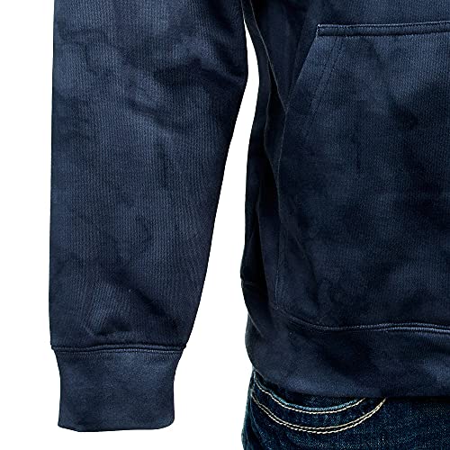 HOOEY Men's Tie-Dye Liberty Roper Flag Graphic Hooded Sweatshirt Black Large3