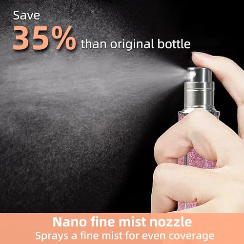 AB00BK 5ml Leather Perfume Atomiser Refillable, Bottom Fill Perfume Bottle, Portable and Leak-proof Suitable for Women and Men (AB00BK 5ml)2