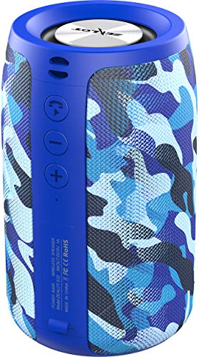 Altavoz Bluetooth Portátil, Altavoces Bluetooth Portátiles ZEALOT S32 Mini. Impermeable, 24 Horas...