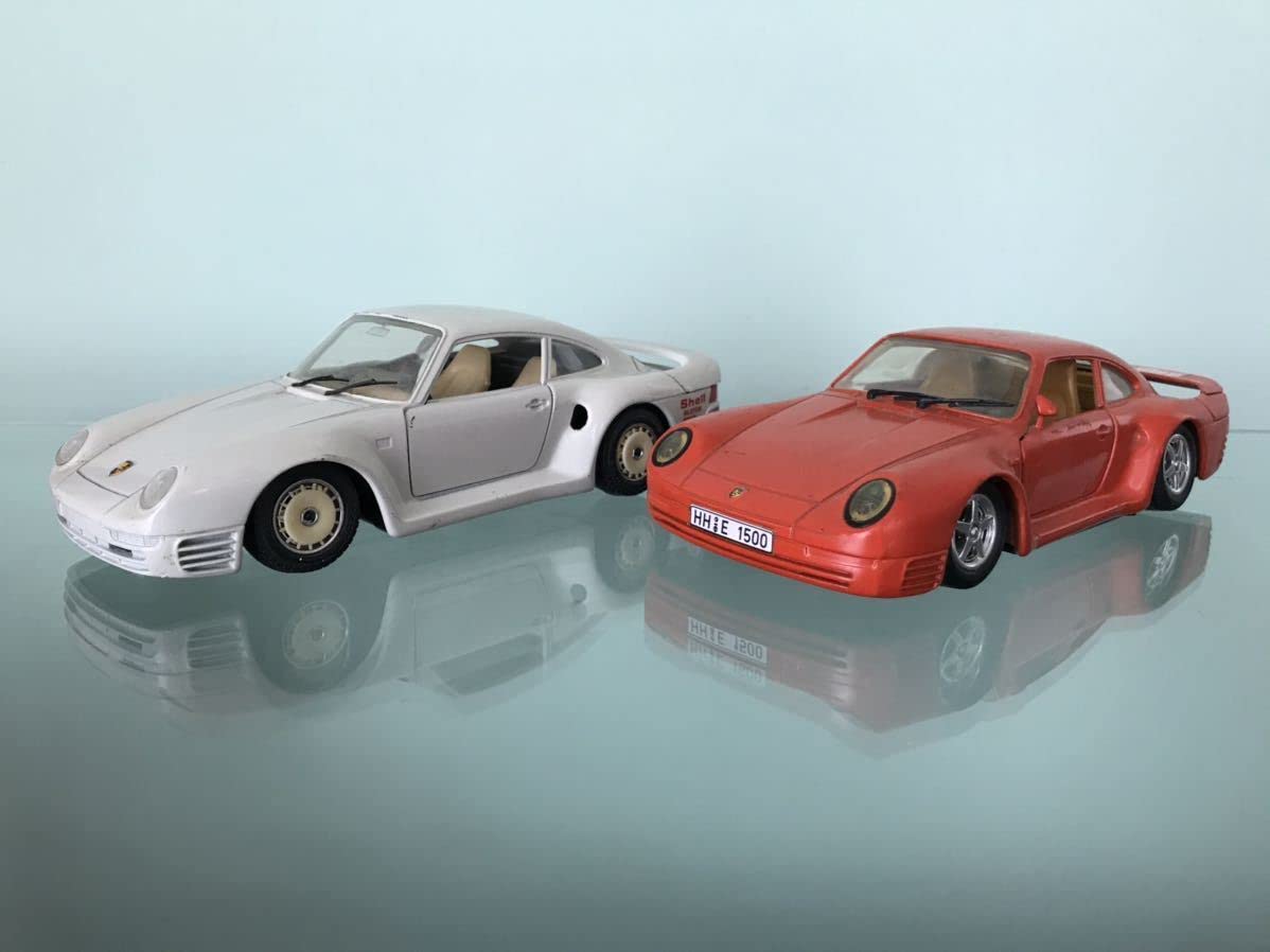 Amazon | 1/24 ミニカー 959 ミニカーセット レベル ブラーゴ PORSCHE 