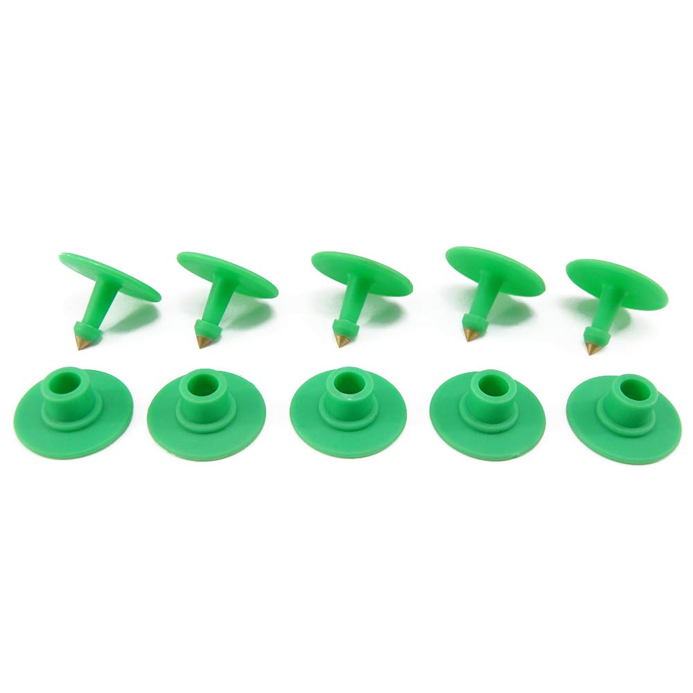 Étiquettes pour Oreilles de Lapin en TPU avec Carte d'identification numérotée en Plastique pour Petits Animaux et 1 applicateur d'étiquettes d'oreille