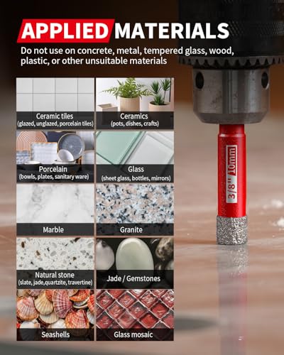 DAYDOOR Dry Diamond Drill Bit Set