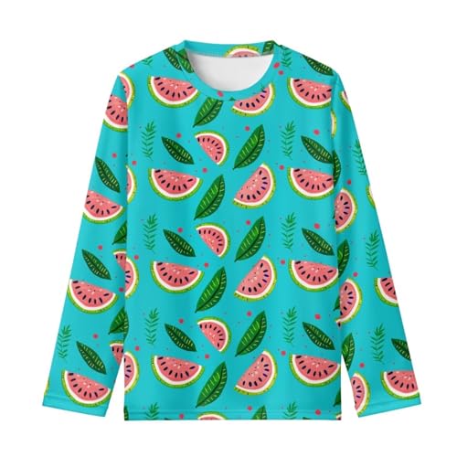 Girls Long Sleeve Shirts Oversized Sweatshirts for Teen Girls Crewneck Pullover Tops Casual Blouses 3-16 Years