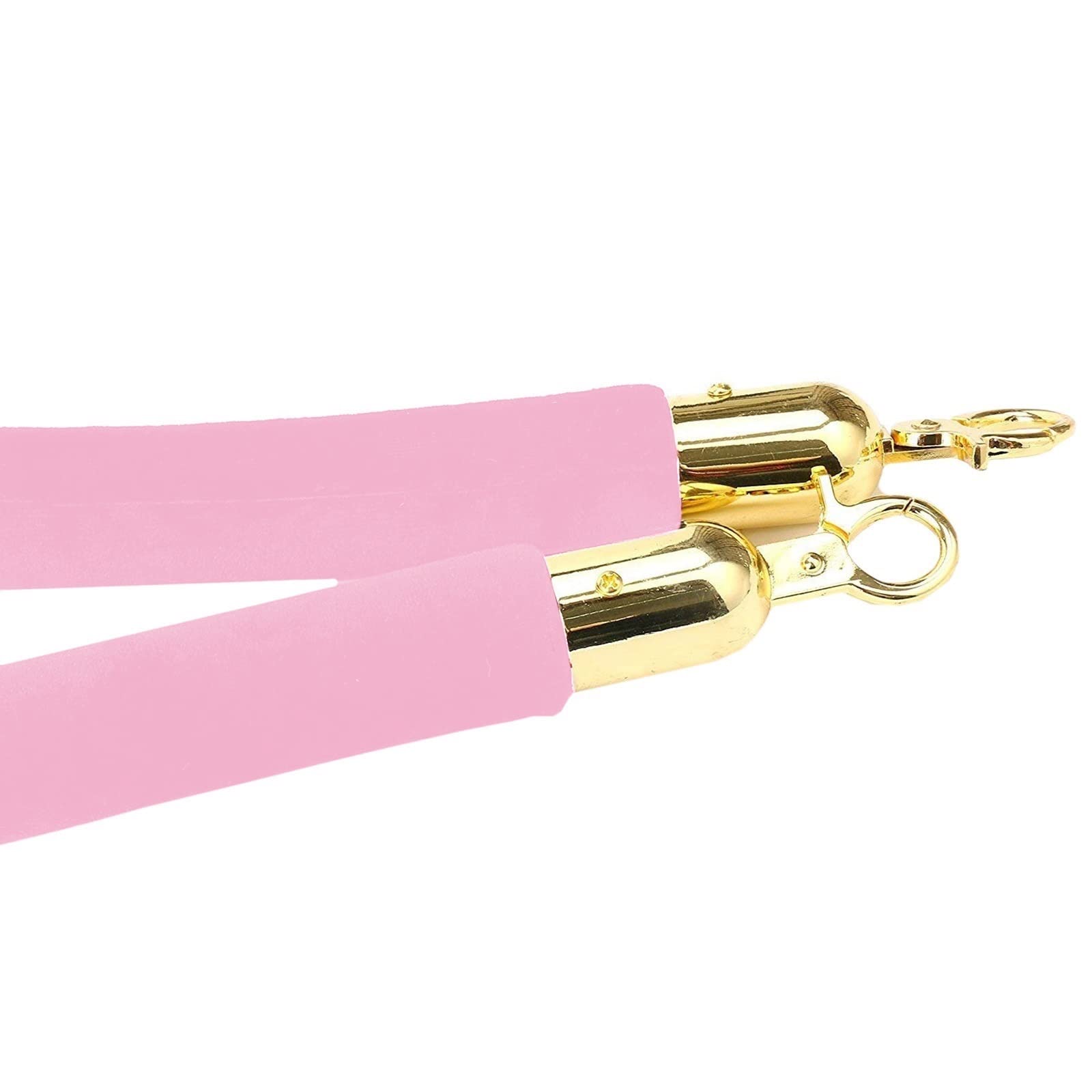 Guardrail rope， Barrier Ropes for Crowd Control, Hotels/Theaters Industrial Stanchion Rope, for Red Carpet/Filmroom/Wedding/(Pink,Length 2.2M/7.2Ft/86.6In)