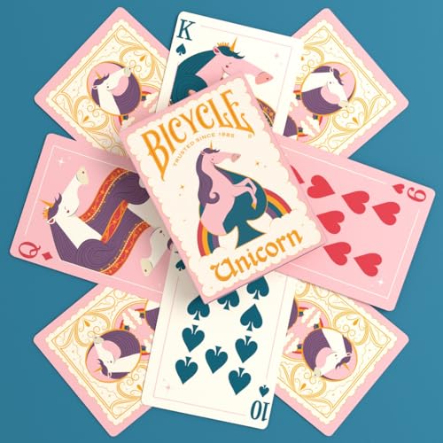 Image of Bicycle Unicorn Playing Cards - Premium Poker‑Size Deck of Cards, Made in USA