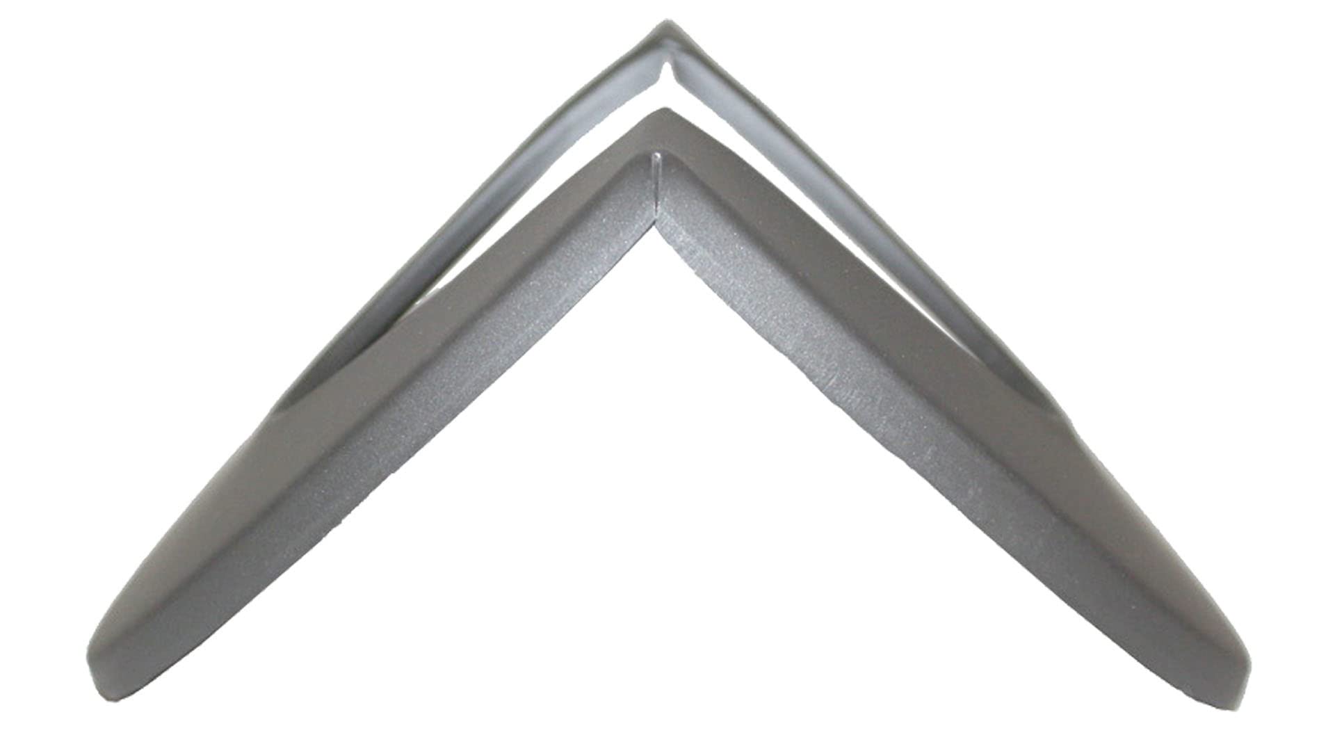 HARK Kaminrohr Rosette Aussenecke Ofenrohr Durchmesser 150 mm Titan