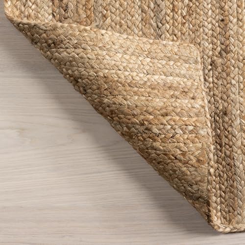 49% Off nuLOOM Hand Woven Jute Area Rug - Natural Farmhouse Design