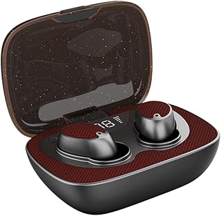 UKCOCO Fones De Ouvido Sem Fio Fones De Ouvido Sem Fio Fones De Ouvido Com Estojo De Carregamento Fones De Ouvido Com Caixa De Carregamento Fones De Ouvido Elegantes Tampões De Ouvido