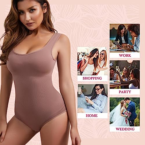 Image of Women Spandex & Nylon High Compression Body Suit (ED009)