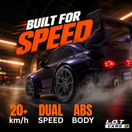 Image of Zipp Remote Control Car | 20Kmph, 2.4Ghz | Rc Drifting Car, Rc Car 4x4, Drift Car Remote Control Range Upto 100m, Multi-Mode LED Lights (Burnout Prism)