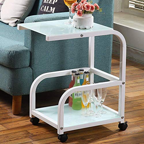 YueQiSong Modern Minimalist Parlour Sofa Side Table/Desk Movable Coffe YueQiSong Modern Minimalist Parlour Sofa Side Table/Desk Movable Coffe