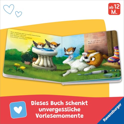 'Hallo, hier bin ich!', ruft der kleine Hund: Meine allererste Tiergeschichte - Erstes Vorlesen für Kinder ab 1 Jahr