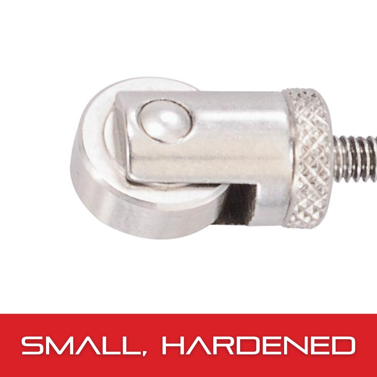 Starrett Small Hardened Roller Contact with Knurled Check Nut - for Position The Contact on Indicator Spindle - No. 4-48 Screw Thread - 25W