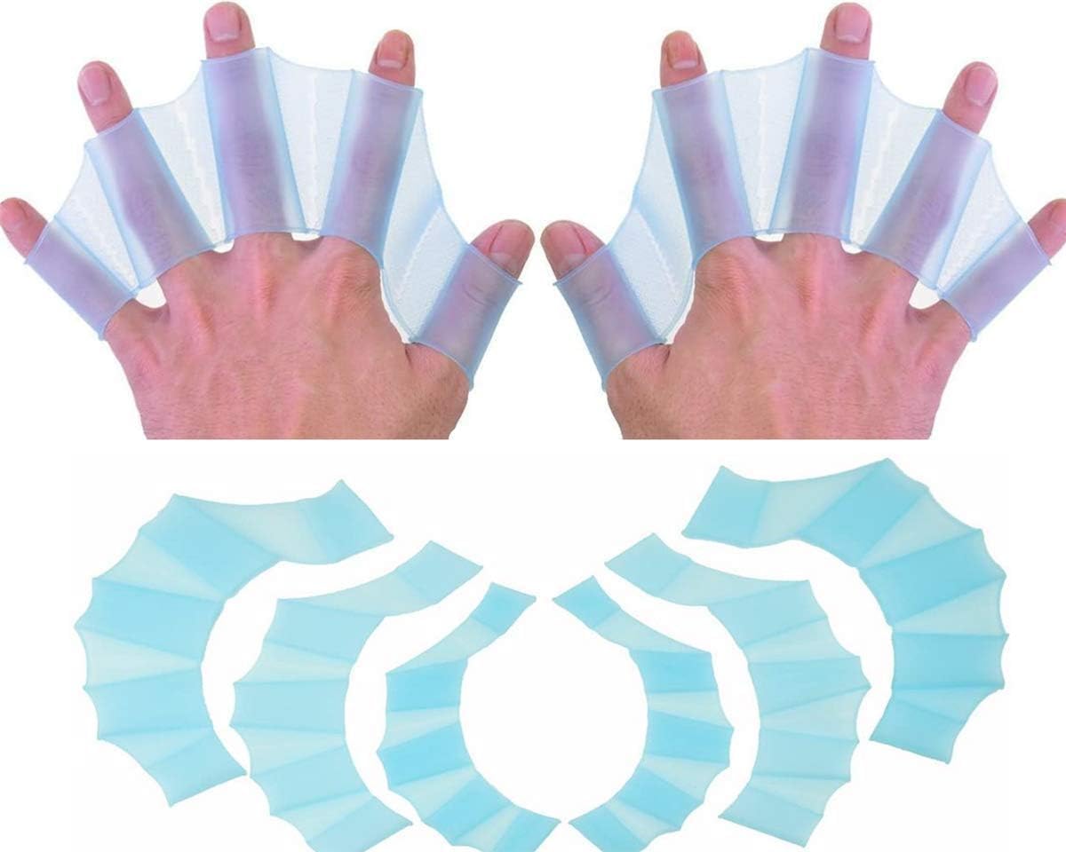 Silicone Swimming Hand Webbed, Silicone Swimming Gloves, Silicone Material Three Sizes Comfortable Soft Elastic Swimming Equipment, Suitable For Competitive Swimming, Surfing, Body Surfing, Etc