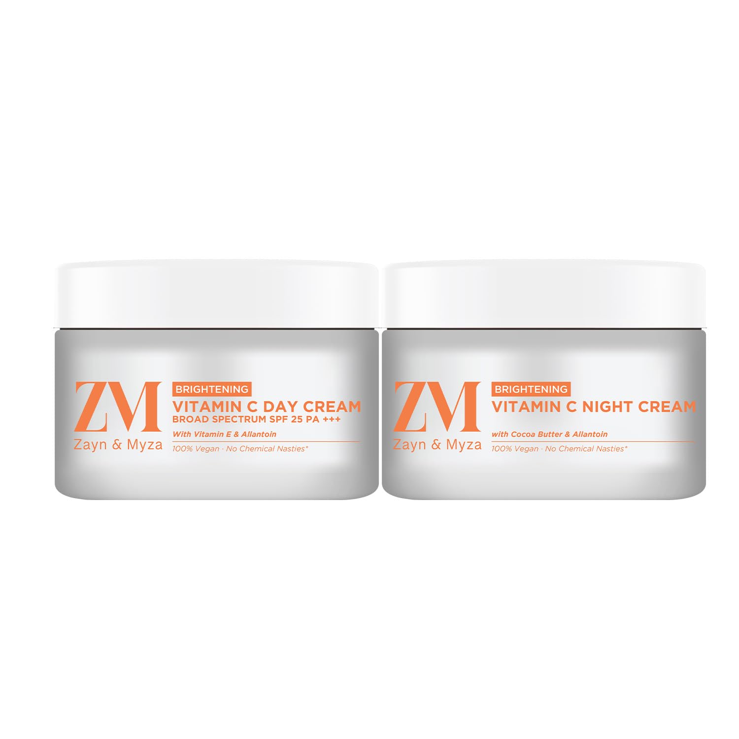 ZM Zayn & Myza Vitamin C Day Cream, SPF 15 with UVA sun protection for soft, bright and supple skin, For all skin type (Day & Night Cream)