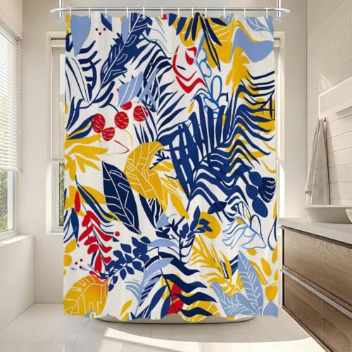 Rideau de douche imperméable et lavable en machine pour baignoire - 2