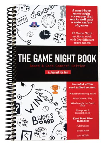 Game Night Book for Scorekeeping and Memories - Third Edition