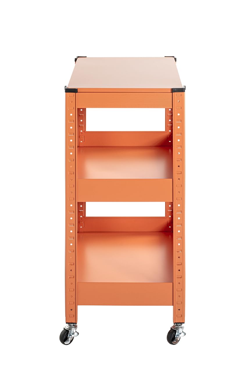HAKU Servierwagen orange Metall 50x75x32 cm Modern