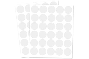 Clear Circle Stickers 1 Inch: Ultimate Solution for Sealing, Labeling & Crafts
