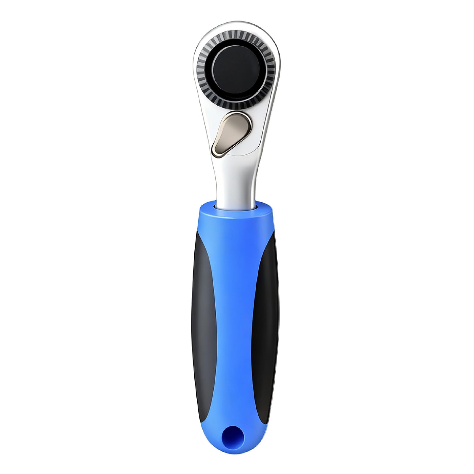 CUNZJIA Miniature Single Head Hexagonal Ratcheting Wrench Handle with Ergonomic Handle 1/4in Interfaces for Home and AUT