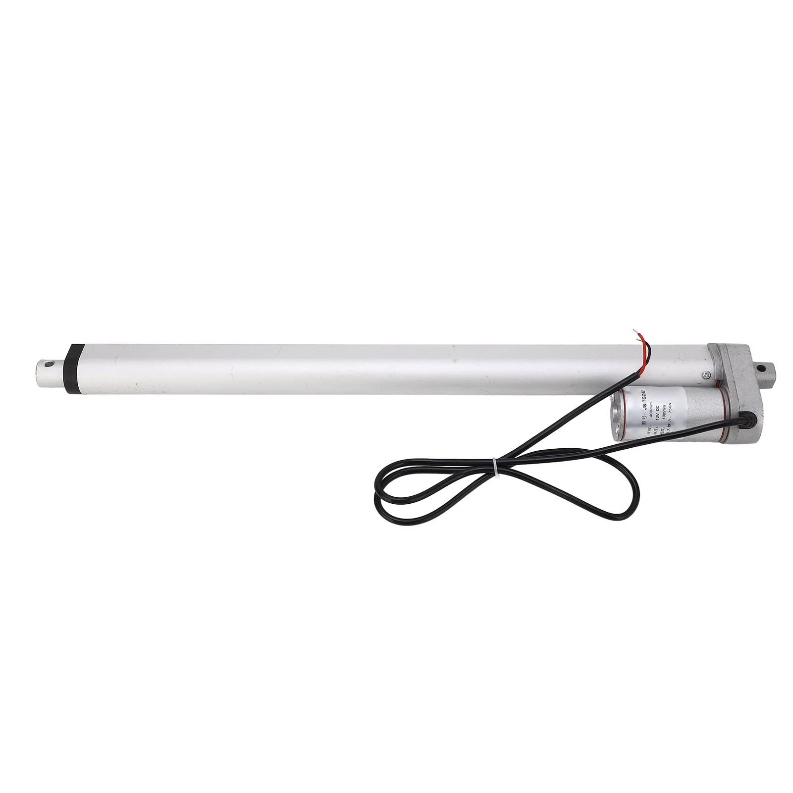 Aramox Mini Liniowy Siłownik Elektryczny Siłownik Ruchu Liniowego ze Stopu Aluminium Skok 400 Mm 12 V 750 N 10 Mm S IP65 do Sofy Masującej Podnośnik do łóżka Medycznego Stojak na kamerę (Tylko