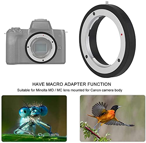LIBINA Lens Adapter Ring Close-up Macro Lens Converter voor MD MC naar voor EF Mount Camera's - Afbeelding 4