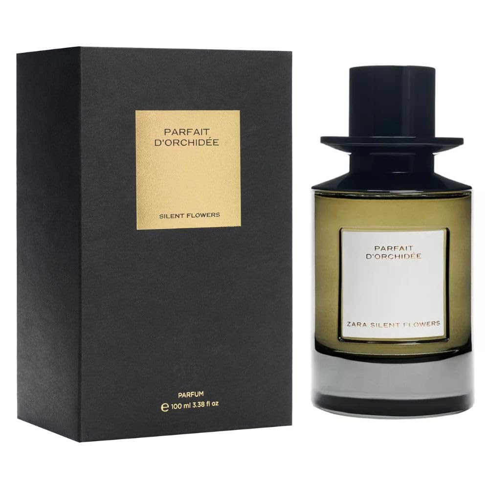 Zara Parfait D’Orchidée Spicy Amber Fragrance Perfume for Women with Incense, Benzoin & Vanilla, Created with Jo Malone CBE Parfum 100ml (3.4 fl oz)