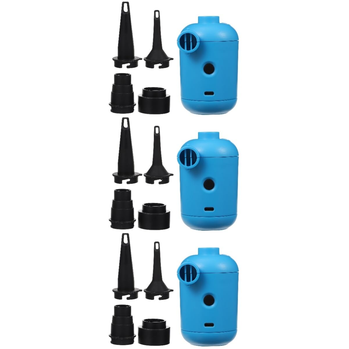 Zerodeko USB elektrische pumpe luftmatratzenpumpen pumpen für luftmatratzen Schnell aufblasbare Pumpe Electric air Pump paddeln Schwimmbad USB-Luftpumpe Mehrzweck-Luftpumpe Plastik Blue
