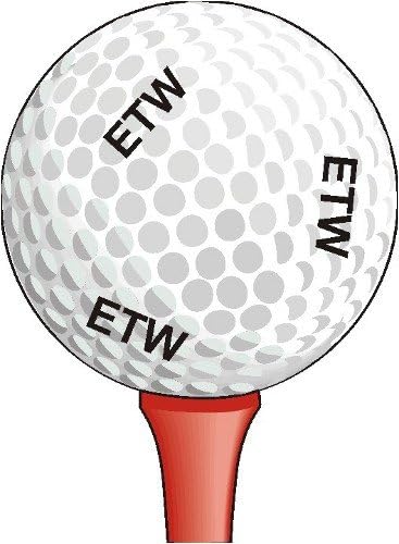 review Golf Ball Stamp Personalized