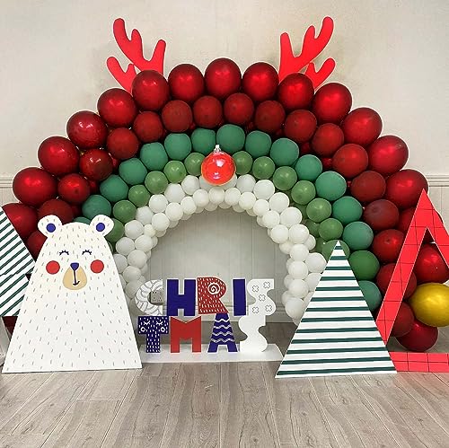 Image of 10 Inch Burgundy Red Balloons, 100 Pcs Latex Helium Balloons for Kid's Birthday Party Baby Shower Wedding Graduation Graduation Party Decorations