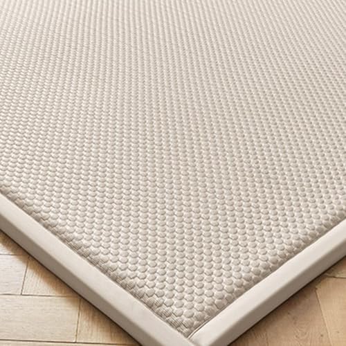 Colchón de seda de hielo de verano, tapete suave para niños que gatean y duermen descalzos, versátil para sala de estar y dormitorio, protección de seguridad, varios tamaños, color verde