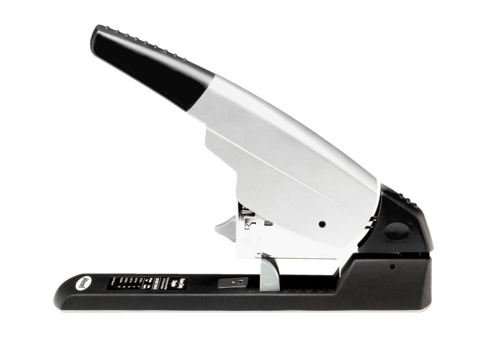 REXEL 2100921 - Grapadora gran capacidad modelo APOLLO color plata/negro