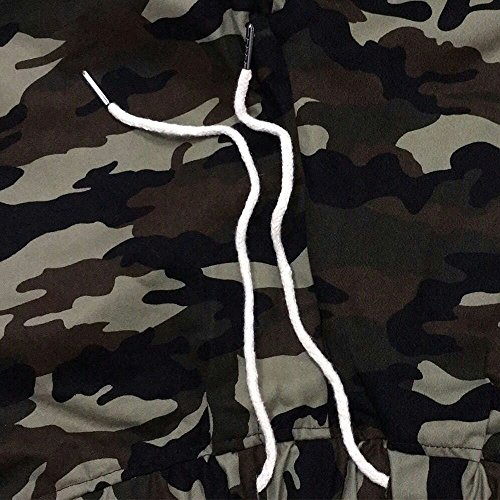 Hanqiu Mens Camo Joggers Pants Drawstring Casual Camouflage Jogger Sweatpants Sport Stretch Trousers Slim Fit… #TOP4