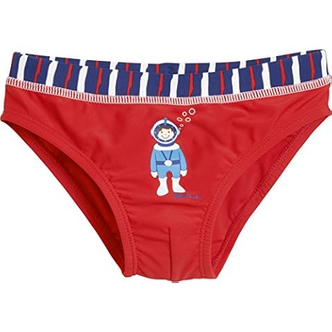 Playshoes Boy's Red Swim Trunks with UV Protection Cover