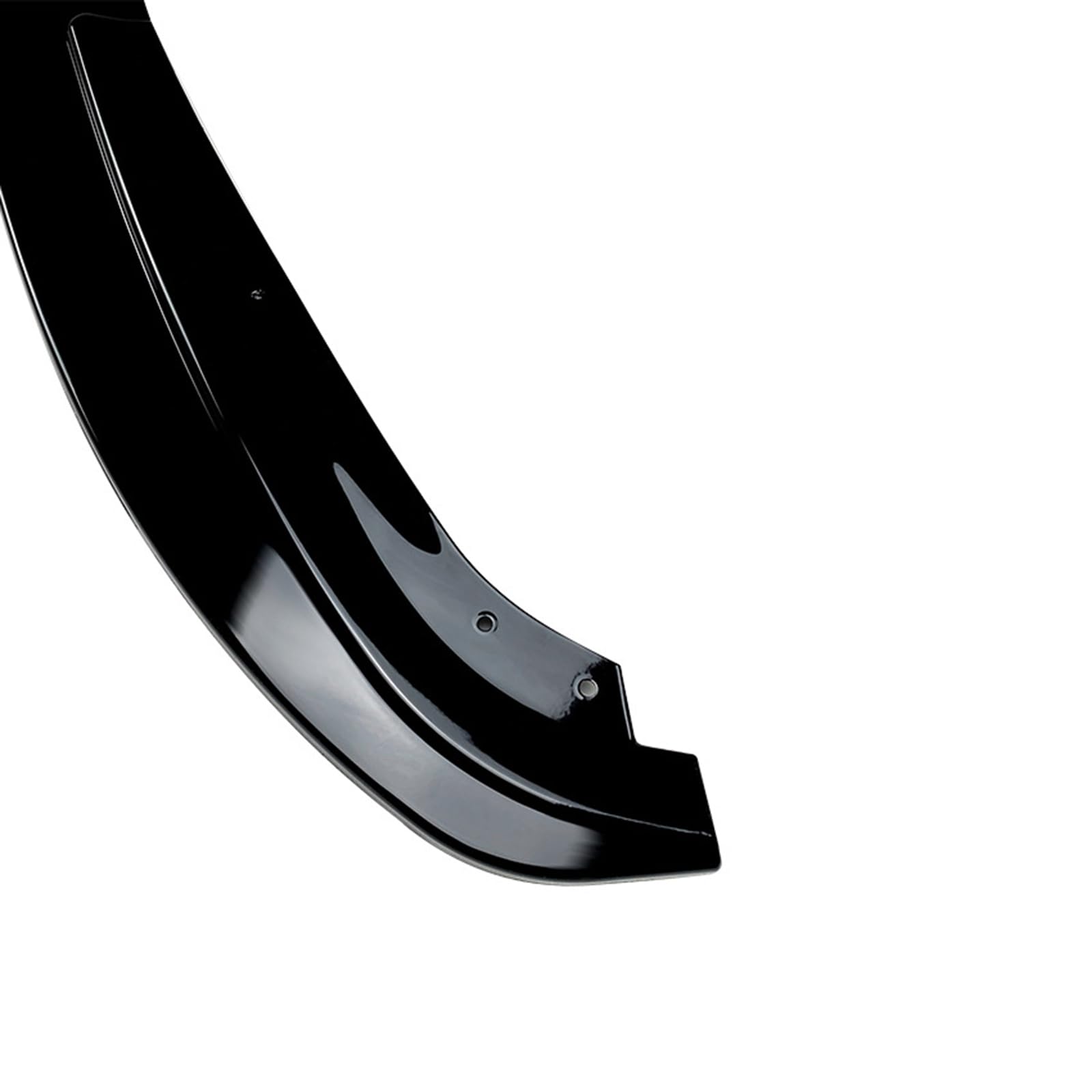 Compatible con BMW Serie 3 E90 E91 Lci Front Splitter Lip Base Modelo 2009-12 Gloss Blk