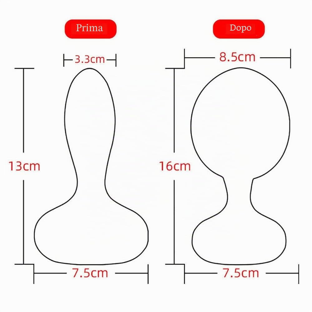 Plug anale Vibrante gonfiabile anale Butt Plug Vibratore Massaggiatore prostatico Stimolatore Vibrazioni multi-velocità Giocattoli impermeabili